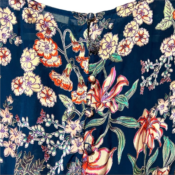 For Love and Lemons Floral Back Closure Blouse (XS) - Picture 12 of 16